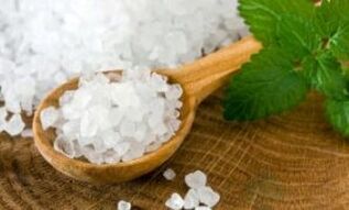 baños de sal para tratar fungos